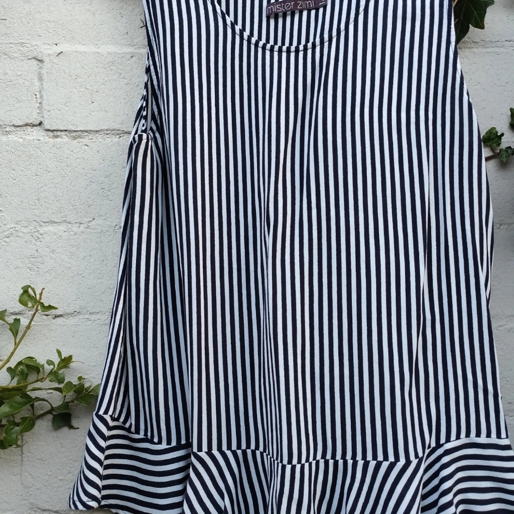 COPY - Mister Zimi size 14 stripy blouse - Picture 4 of 8
